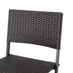 Christopher Knight Home Margarita Set da bar pieghevole da esterno a 5 pezzi in vimini, Multibrown
