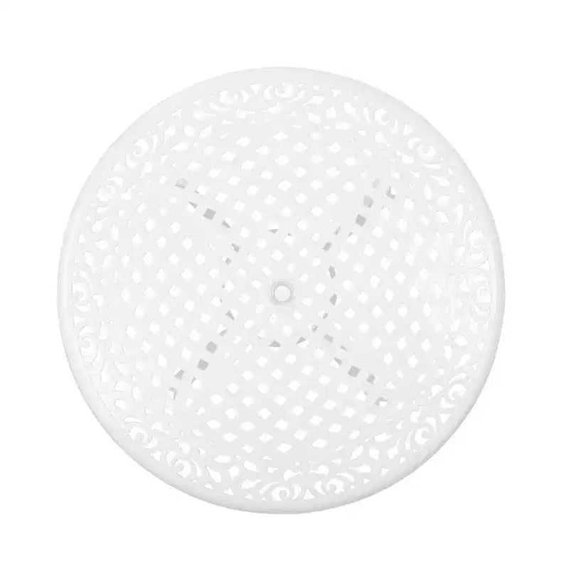 Christopher Knight Home Sarasota - Ensemble de salle à manger d'extérieur 5 pièces en fonte d'aluminium avec motifs floraux en spirale
