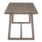 Whisen Set da Pranzo da Esterno 5 Pezzi per 4 Persone, Set Tavolo e Sedie Rotondo da Patio con Foro per Ombrellone e Cuscini Rimovibili