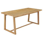 Whisen Set da Pranzo da Esterno 5 Pezzi per 4 Persone, Set Tavolo e Sedie Rotondo da Patio con Foro per Ombrellone e Cuscini Rimovibili