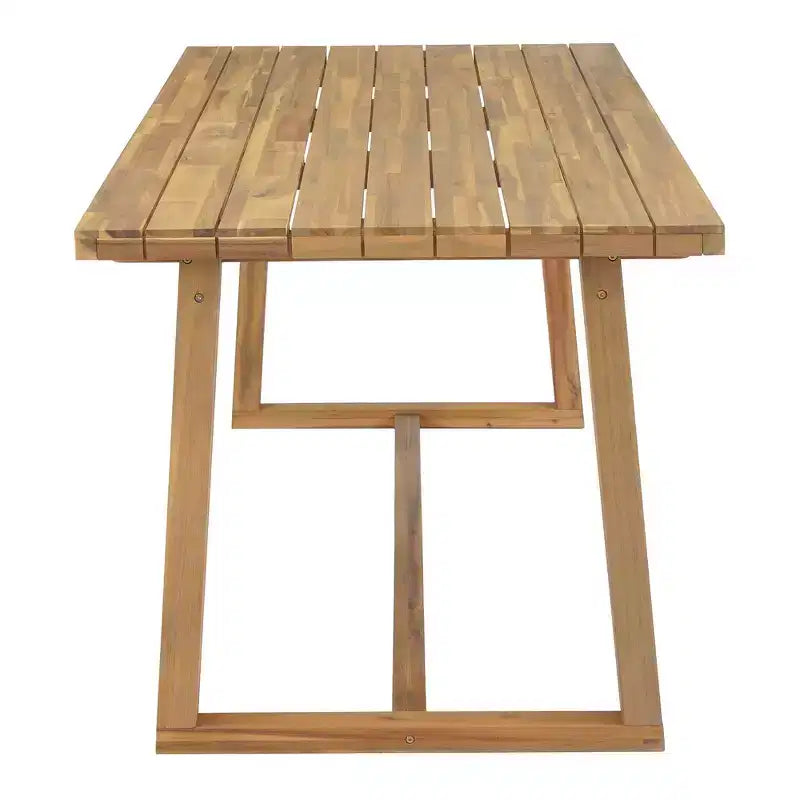 Whisen Set da Pranzo da Esterno 5 Pezzi per 4 Persone, Set Tavolo e Sedie Rotondo da Patio con Foro per Ombrellone e Cuscini Rimovibili