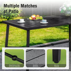 Set da Bar per Esterni Captiva Designs con Tavolo da Bar in Acciaio e Sgabelli da Bar in Rattan con Cuscini