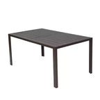 GDFStudio Eudora Set da Pranzo da Esterno, 7 Pezzi, con 6 Sedie in Textilene, Resistente alle Intemperie