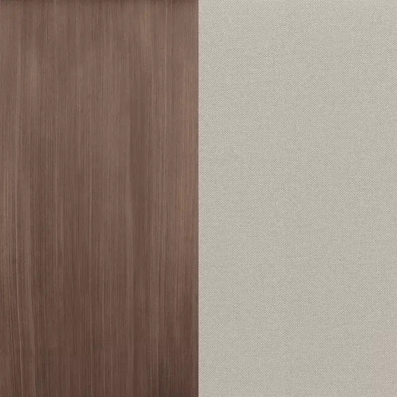 Set da patio Martha Stewart Bedford per interni-esterni con tavolo da 71 pollici e 8 sedie da pranzo con finitura in alluminio spazzolato effetto legno e cuscini per seduta resistenti alle intemperie