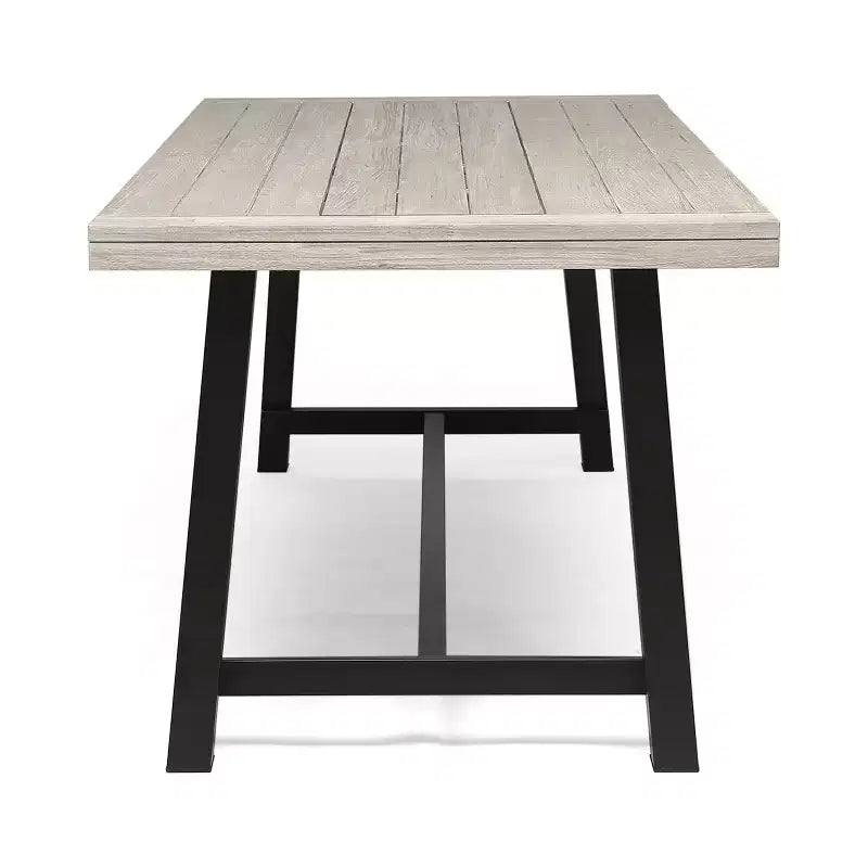 Christopher Knight Home Flamingo Set da pranzo da esterno 9 pezzi in legno di acacia e vimini con cuscini