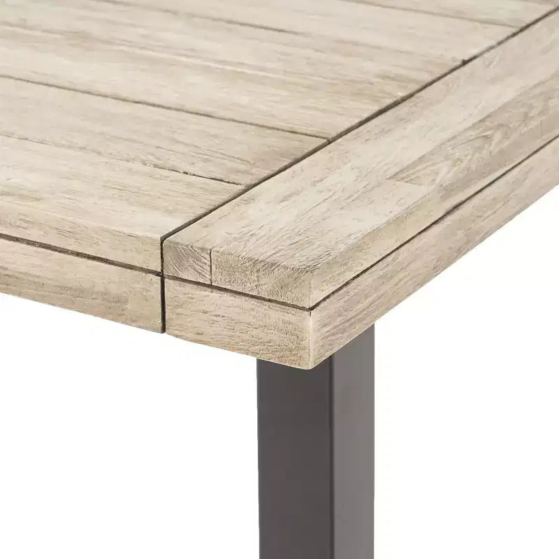 Christopher Knight Home Flamingo Set da pranzo da esterno 9 pezzi in legno di acacia e vimini con cuscini