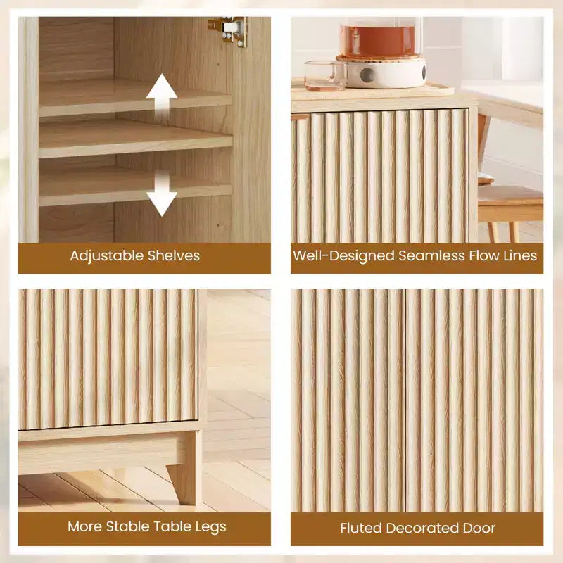 Mobile multiuso, Credenza moderna per soggiorno con spazio contenitivo