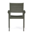 Christopher Knight Home Holloway Set da Pranzo da Esterno 7 Pezzi in Legno di Acacia a Doghe
