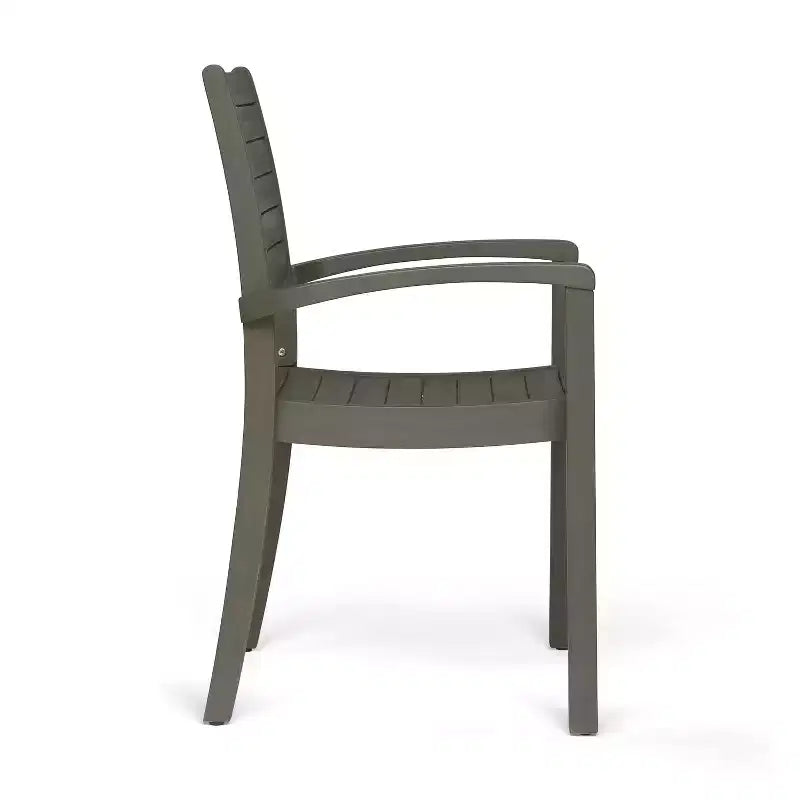 Christopher Knight Home Holloway Set da Pranzo da Esterno 7 Pezzi in Legno di Acacia a Doghe