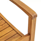 Christopher Knight Home Set da pranzo da 7 pezzi in legno di acacia a doghe per esterni Anchor
