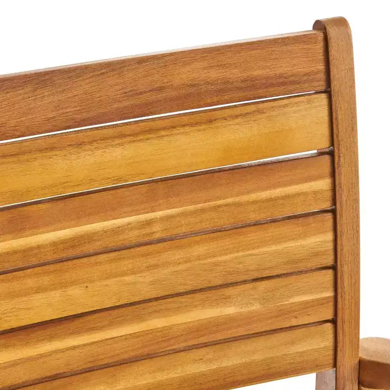 Christopher Knight Home Set da pranzo da 7 pezzi in legno di acacia a doghe per esterni Anchor