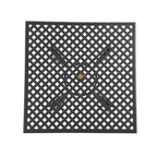 Christopher Knight Home Hallandale, Set da pranzo da esterno in 5 pezzi in alluminio pressofuso, nero opaco anticato