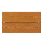 Set da esterno contemporaneo Whisen con sedie in rattan PE e tavolo in legno plastico, adatto per giardini e prati
