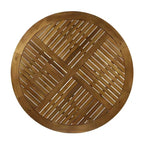 Christopher Knight Home Albury Set da pranzo da 5 pezzi in legno di acacia e vimini da esterno con cuscino