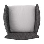 Christopher Knight Home Albury Set da pranzo da 5 pezzi in legno di acacia e vimini da esterno con cuscino