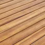 Christopher Knight Home Marias Set da pranzo da 5 pezzi in vimini e legno di acacia per esterni