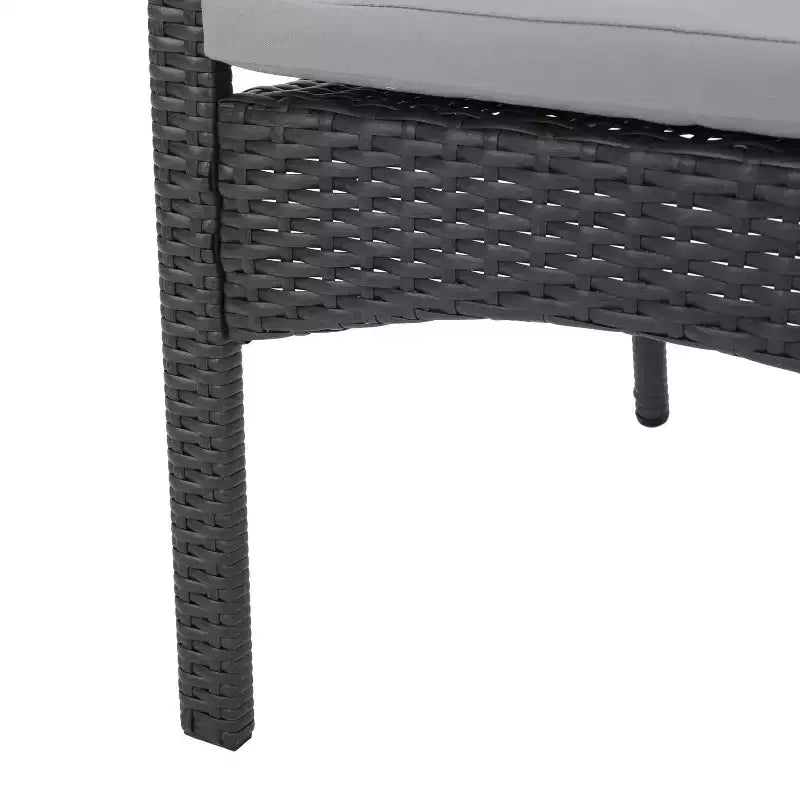 Christopher Knight Home Marias Set da pranzo da 5 pezzi in vimini e legno di acacia per esterni