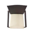 Christopher Knight Home Haley Set da pranzo da 5 pezzi per esterni in legno di acacia e vimini con cuscino