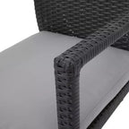 Christopher Knight Home Haley Set da pranzo da 5 pezzi per esterni in legno di acacia e vimini con cuscino