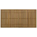 Set da pranzo con tavolo e sedie Whisen in legno di acacia per esterni, multi-persona, con cuscini spessi, adatto per balcone, cortile e giardino