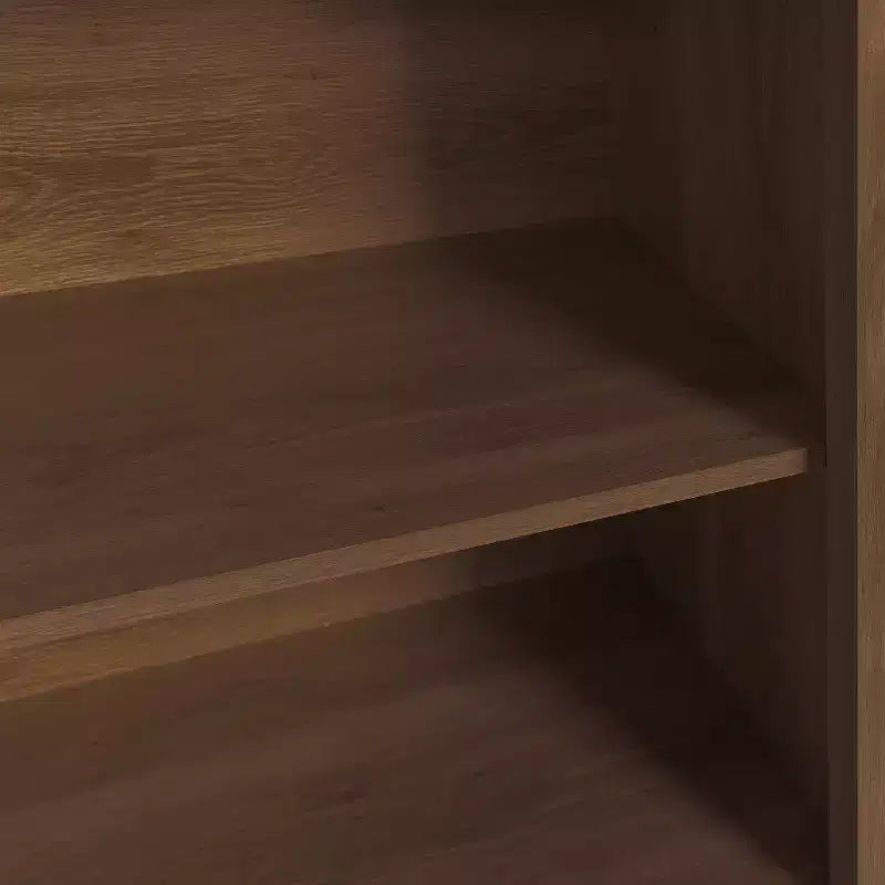 Vetrina ad arco in legno