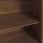 Vetrina ad arco in legno