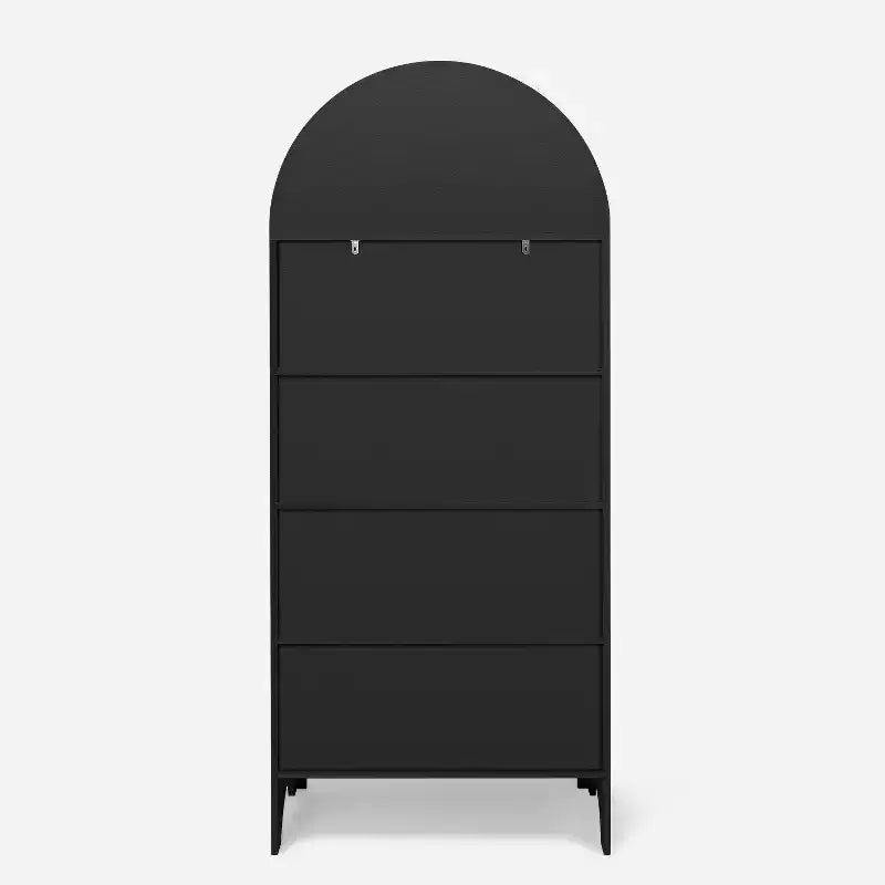 Vetrina ad arco in legno
