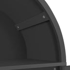 Vetrina ad arco in legno