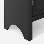 Vetrina ad arco in legno