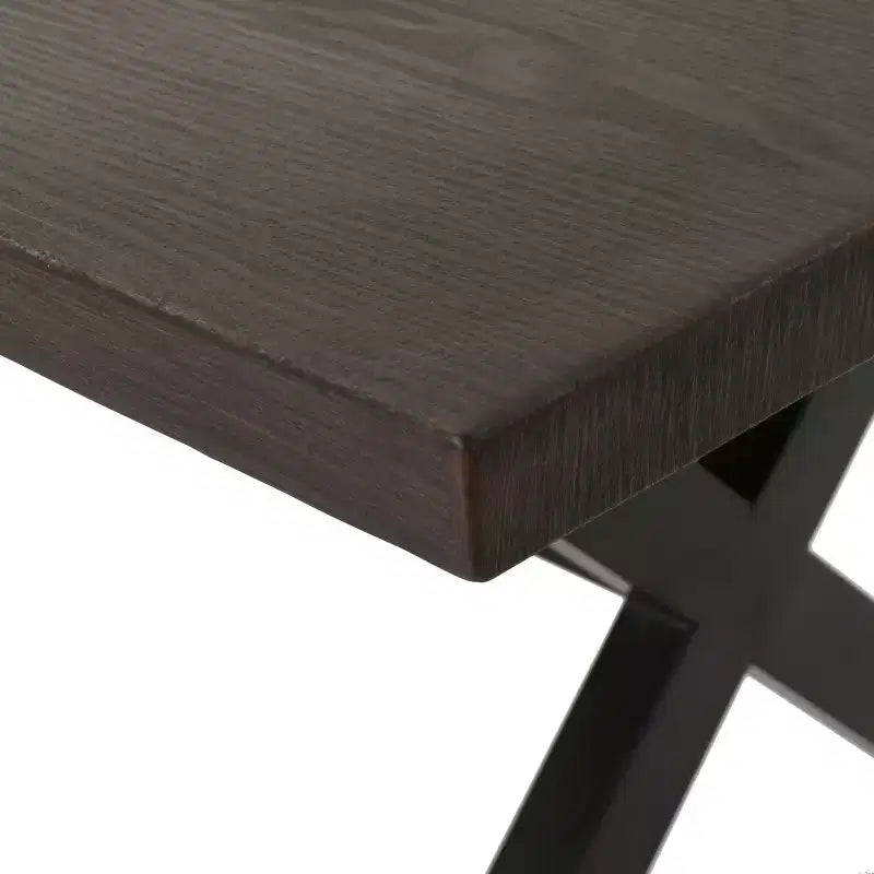 Christopher Knight Home Harbor Set da pranzo da esterno 7 pezzi in vimini e alluminio, Marrone scuro/Marrone
