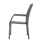 Christopher Knight Home Harbor Set da pranzo da esterno 7 pezzi in vimini e alluminio, Marrone scuro/Marrone