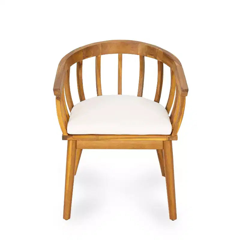 Christopher Knight Home Casper, ensemble de 7 pièces de salle à manger d'extérieur rustique en bois d'acacia avec lattes