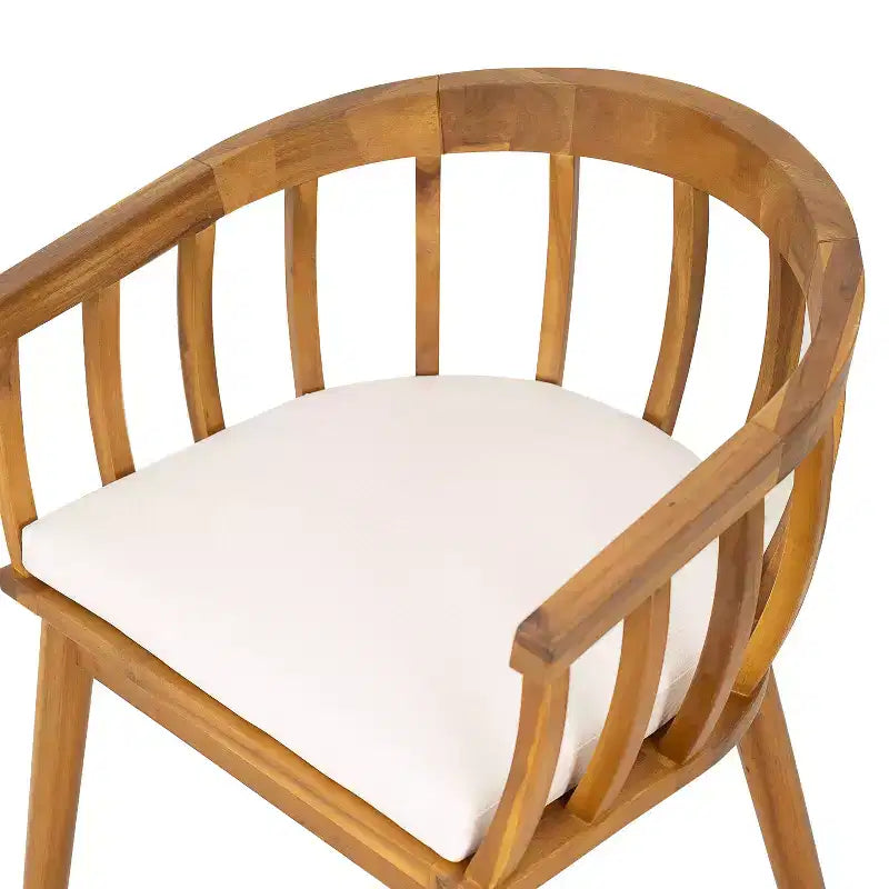 Christopher Knight Home Casper, ensemble de 7 pièces de salle à manger d'extérieur rustique en bois d'acacia avec lattes