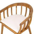 Christopher Knight Home Casper, ensemble de 7 pièces de salle à manger d'extérieur rustique en bois d'acacia avec lattes
