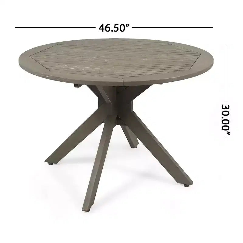 Christopher Knight Home Wes Set da pranzo da esterno a 5 pezzi in legno di acacia e vimini con cuscini
