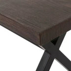 Christopher Knight Home Aisha Ensemble de salle à manger d'extérieur 6 pièces en osier et aluminium avec banc