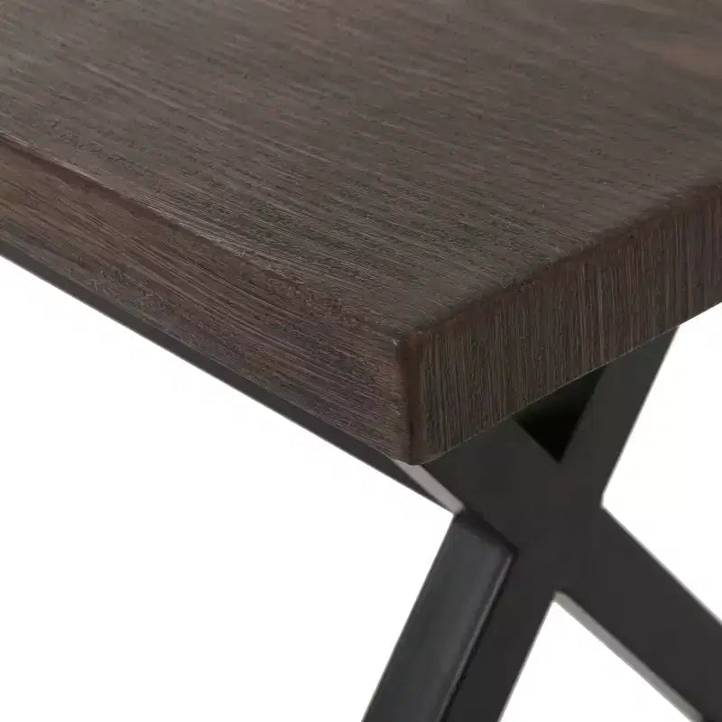 Christopher Knight Home Aisha Ensemble de salle à manger d'extérieur 6 pièces en osier et aluminium avec banc
