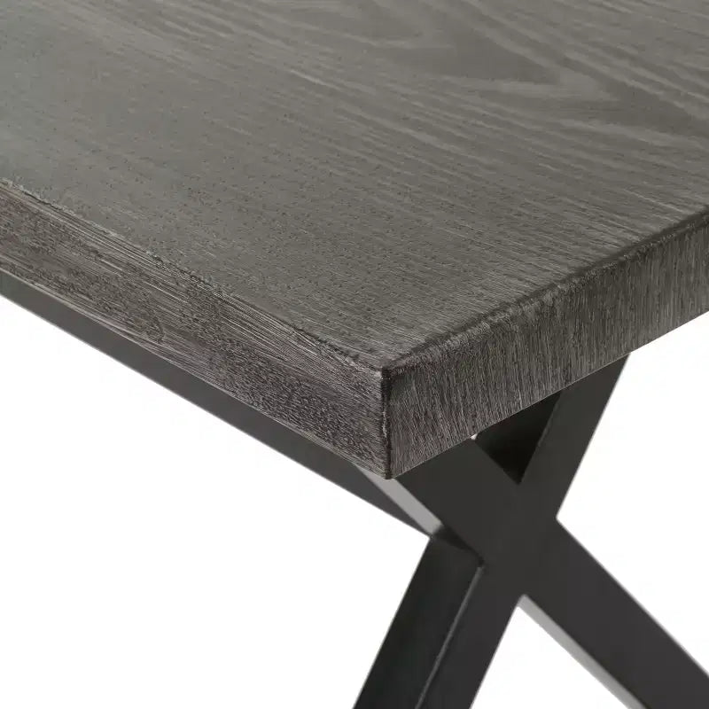 Christopher Knight Home Aisha Ensemble de salle à manger d'extérieur 6 pièces en osier et aluminium avec banc