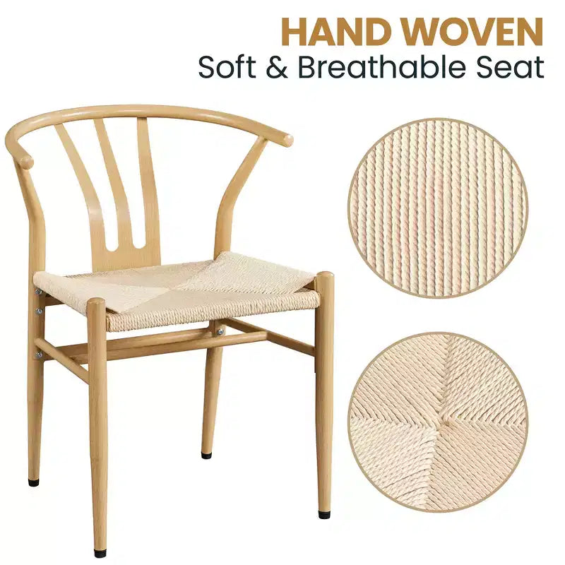 Set di 4 Poltrone Moderne con Schienale Aperto