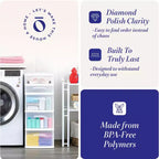 Carrello portaoggetti, contenitore in plastica a 5 cassetti, medio, per organizzazione casa e ufficio, struttura bianca con cassetti trasparenti