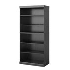 Libreria a 6 Ripiani Decorativa senza Ante con Finitura Effetto Legno