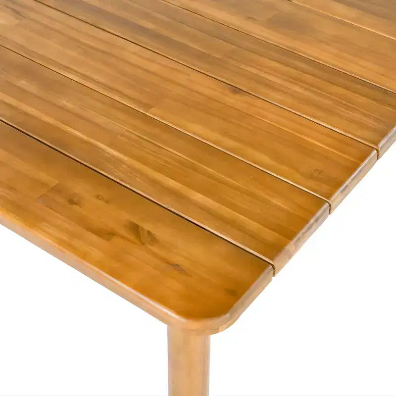 Christopher Knight Home Conrad Set da pranzo da esterno 7 pezzi in rattan, metallo e legno di acacia con motivo floreale