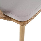 Christopher Knight Home Conrad Set da pranzo da esterno 7 pezzi in rattan, metallo e legno di acacia con motivo floreale