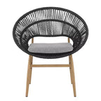 Christopher Knight Home Corey Set da pranzo da esterno rustico a 7 pezzi in rattan, metallo e legno di acacia