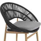 Christopher Knight Home Corey Set da pranzo da esterno rustico a 7 pezzi in rattan, metallo e legno di acacia
