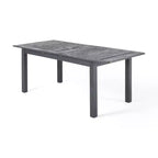 Christopher Knight Home Davenport Set da Pranzo Espandibile da Esterno a 9 Pezzi in Legno di Acacia e Vimini con Cuscini