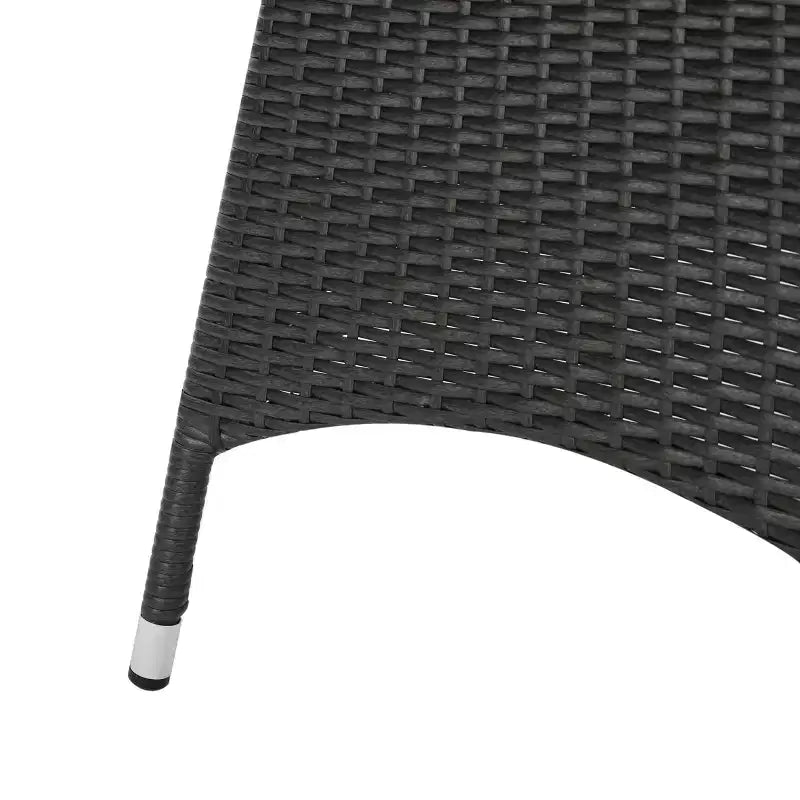 Christopher Knight Home Cypress Set da Pranzo da Esterno in Vimini a 5 Pezzi con Cuscini