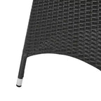 Christopher Knight Home Cypress Set da Pranzo da Esterno in Vimini a 5 Pezzi con Cuscini