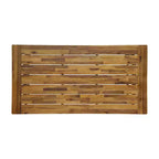 Christopher Knight Home Reynard, set da pranzo da 7 pezzi in legno di acacia da esterno con sedie con schienale in corda