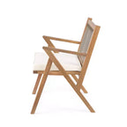 Christopher Knight Home Reynard set da pranzo da esterno espandibile 7 pezzi con tavolo in legno di acacia e sedie con schienale in corda